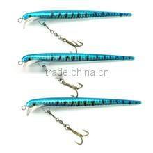 3PCS 12.5cm/8g fishing lures 4# hook with rolling swivels fishing hard bait lures