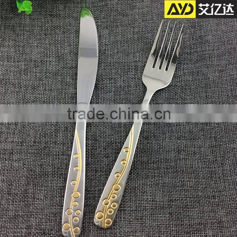 Cheap Dinnerware! hot sell stainless steel dinnerware wholesale cutlery