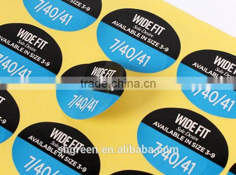 Safe paper sticker for cosmetics