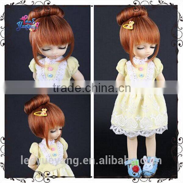 High quality synthetic buds head 1/6 bjd doll wigs
