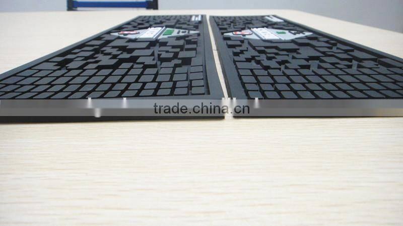 eco-friendly soft pvc bar mats,soft pvc rubber bar mats,bar mat with pvc coaster