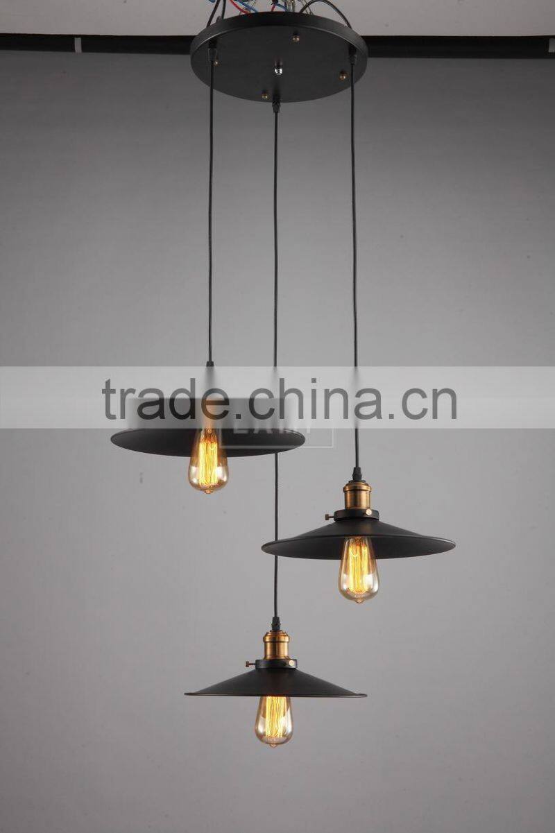 Iron industrial metal Uttermost Barnstead 3 Light