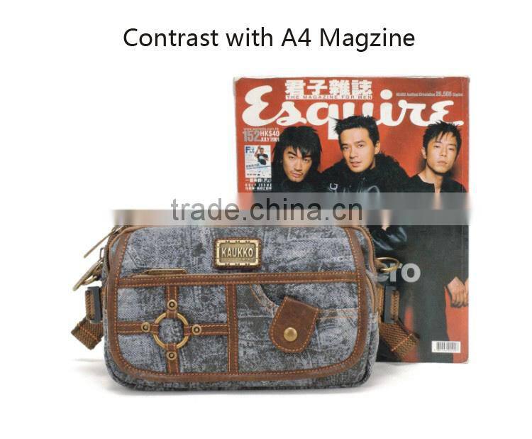 Old Fashion Men's Shoulder Bag Running Waist Bags in Canvas