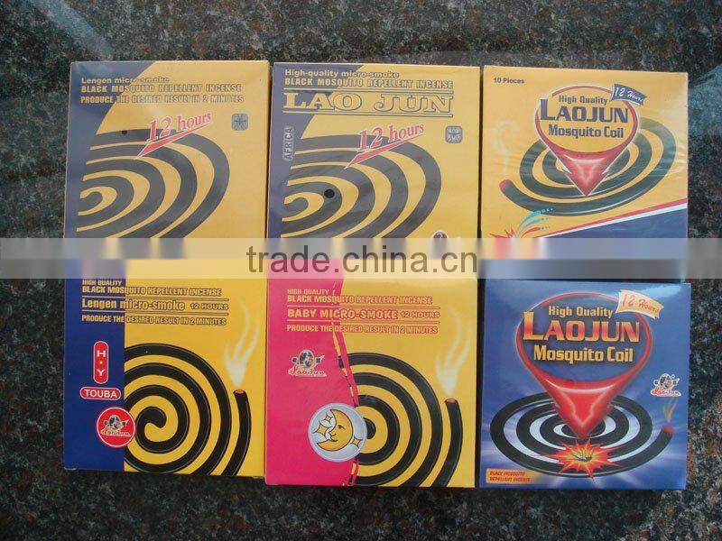 Plant fiber mosquito repellent incense