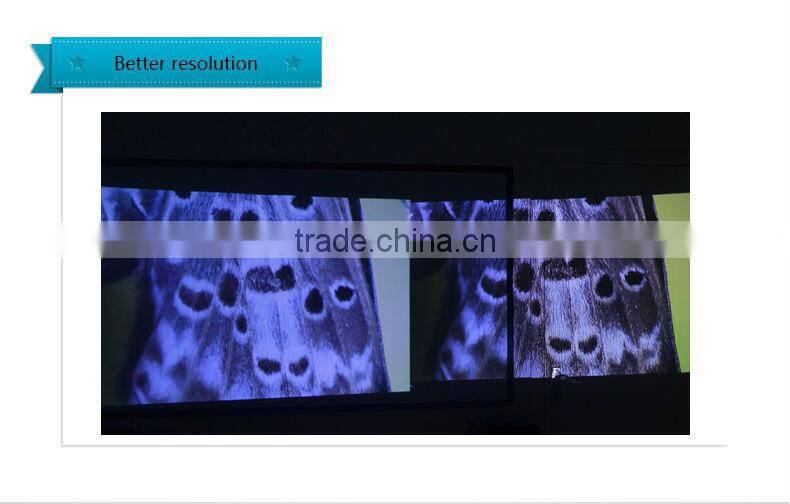 2015 Hot Sales! High Standard Ultra HD Bluetooth 4.0 3D LED Portable Projector/Home Projector/Mini Projector Support WIFI