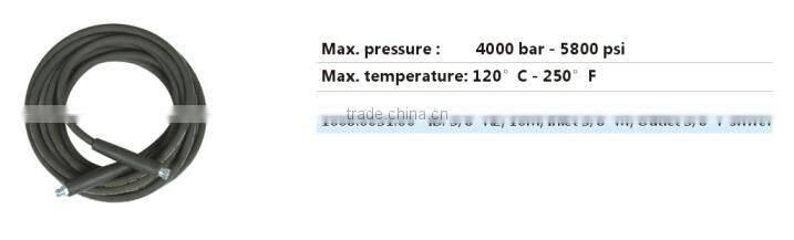 Various types of wire braids high pressure hose