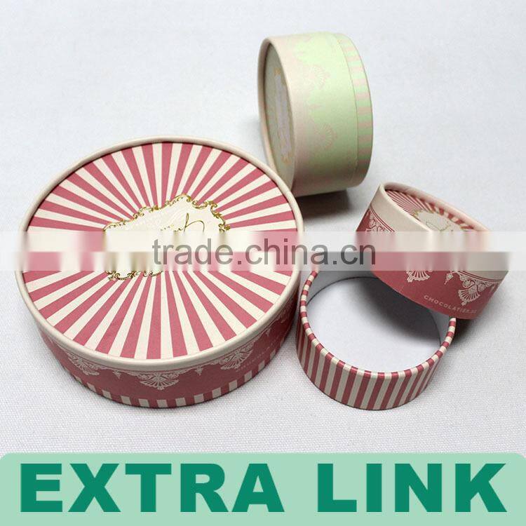 Factory made promotional drum shaped box for powder