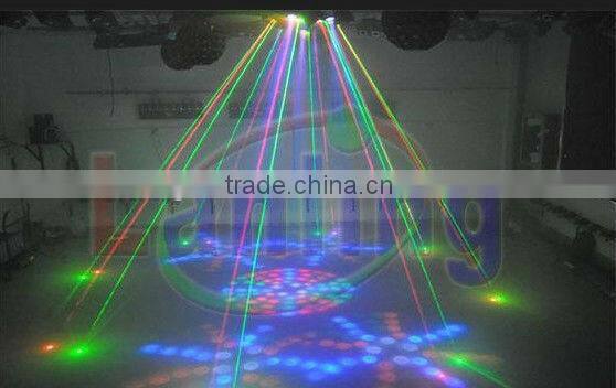 professional 8 claw RG laser moving head with LED dj disco lighting