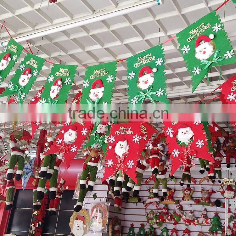 Colorful Christmas Merry Christmas letter ribbons , indoors decoration Christmas sales bands
