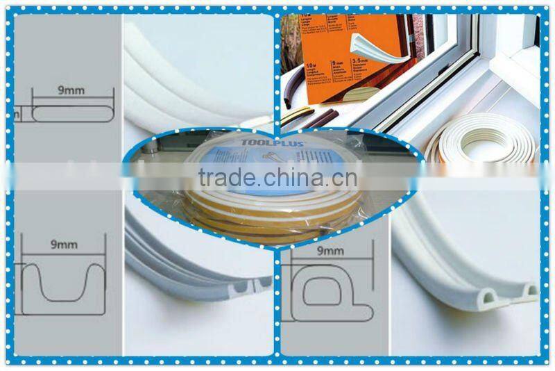 EPDM rubber wooden door and window seals with yellow tape