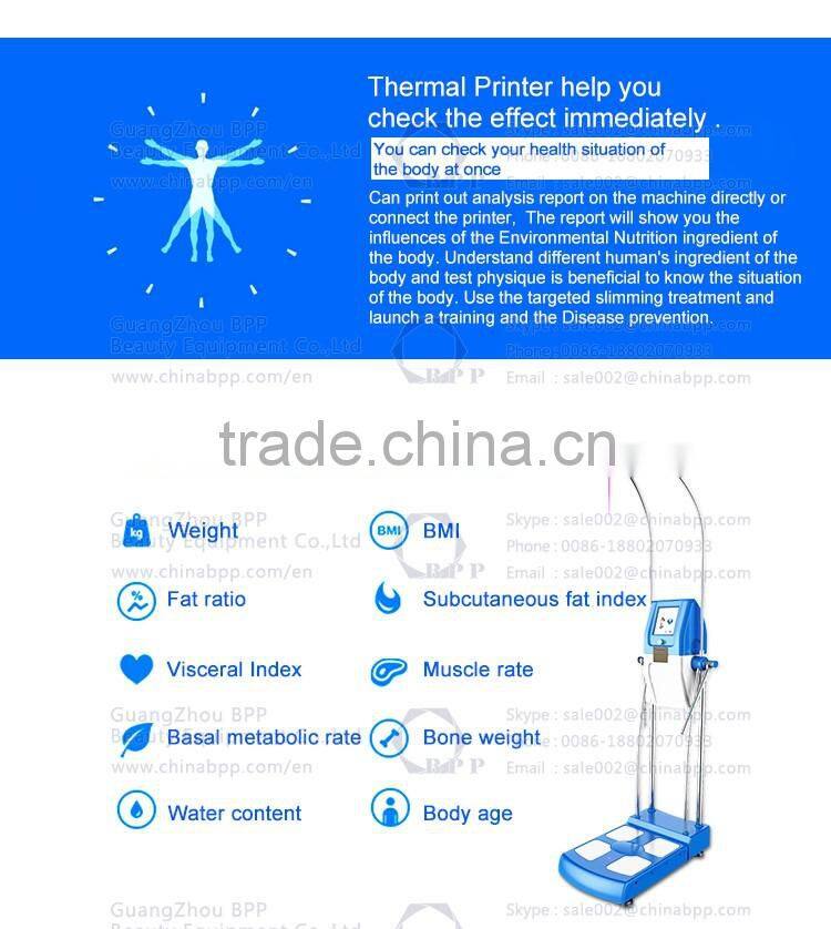The portable body composition analyzer with the advanced technology