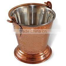 HAMMERED COPPER BUCKET