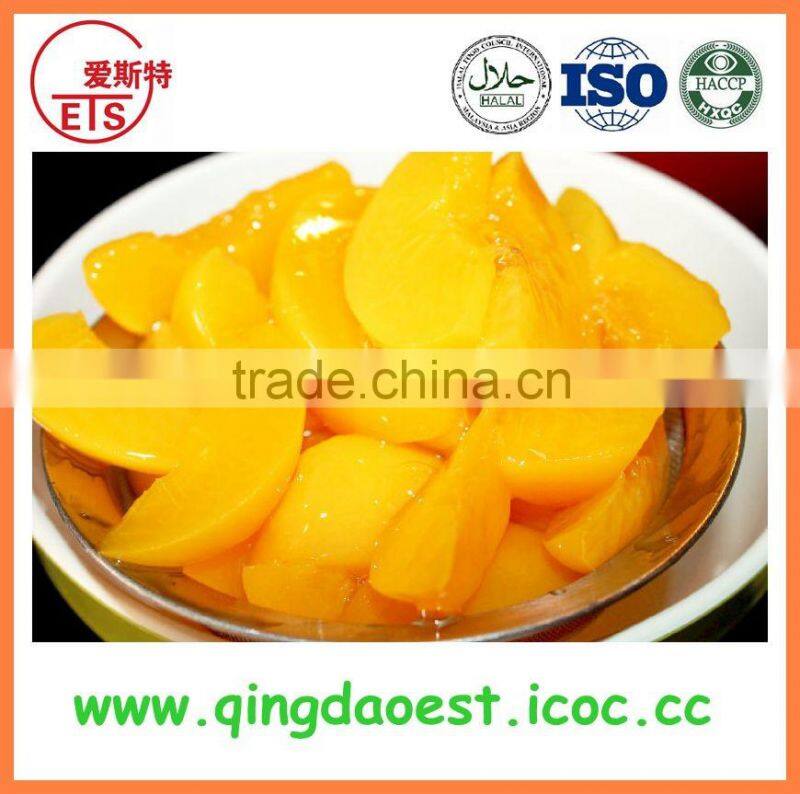 Fresh Canned Yellow Peach Halves In Light Syrup from china