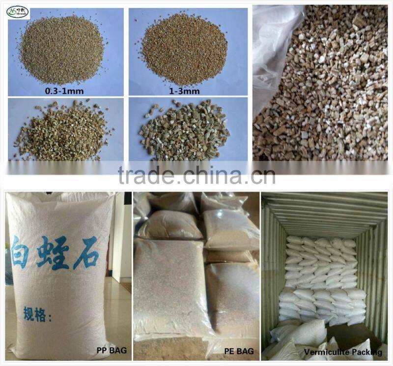 High quality Lightweight Silver/Gold expanded Vermiculite for Board