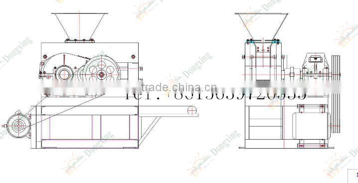 Biomass briquette press machine