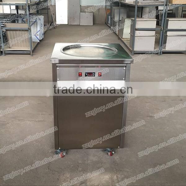 50cm Stainless Steel Flat Pan Thailand Fried Ice Cream Machine