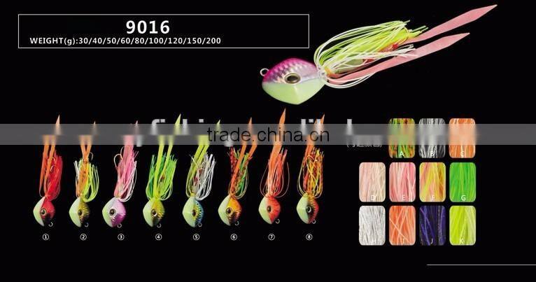 Lead fishing lure fishing rubber jig
