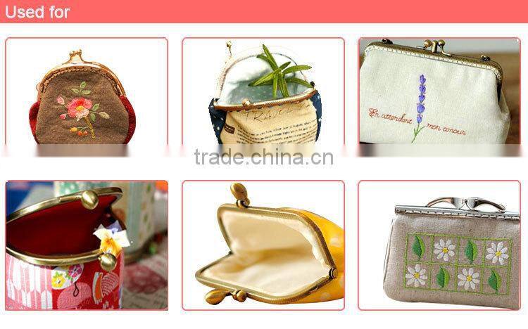 diy handmade fortune cookie coin purse with kiss locks