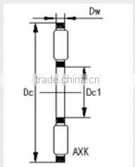 AXK Series Thrust Needle Roller Bearing