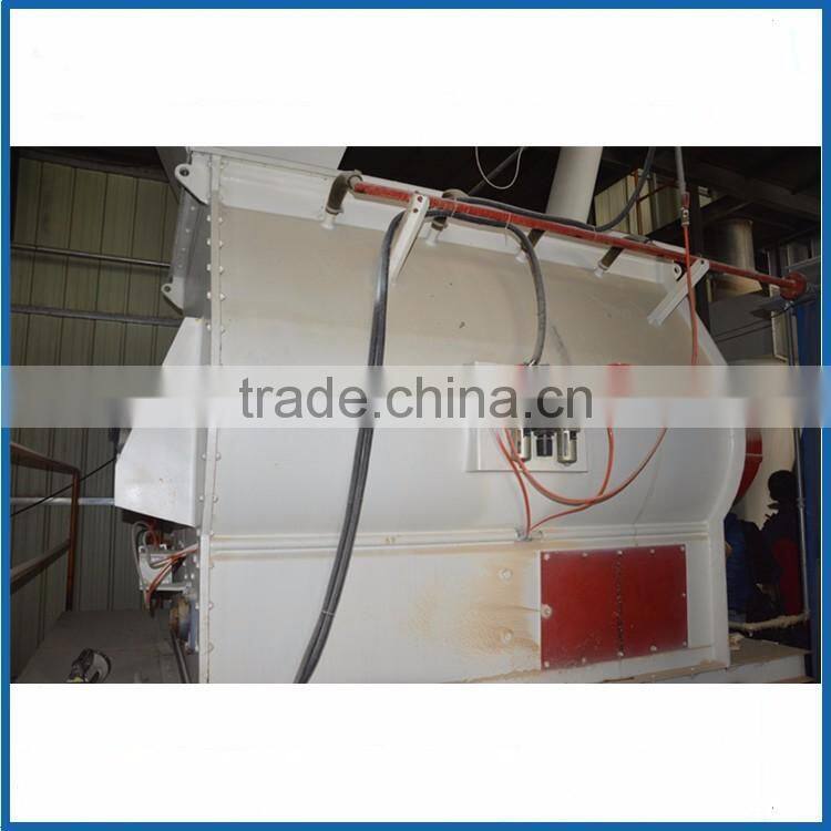 Durable double shaft paddle mixer