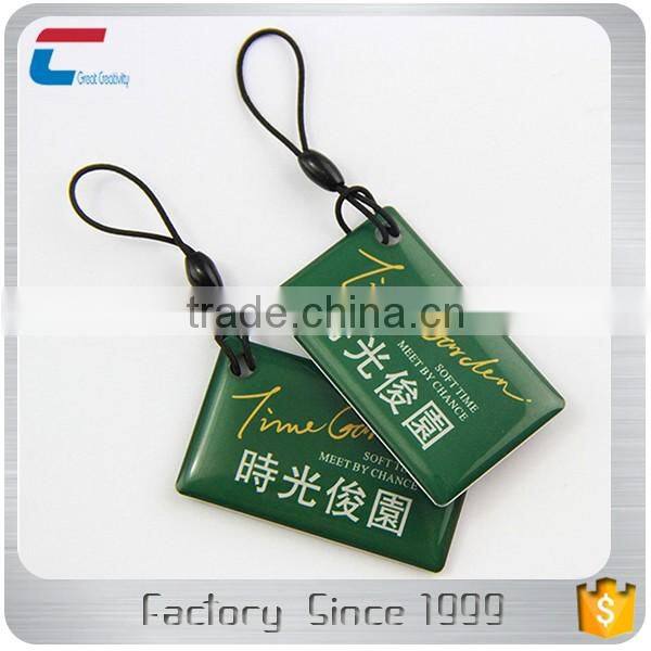 Rewritable Passive Epoxy Waterproof Rfid Smart Key Fob Tag Mini Key Card