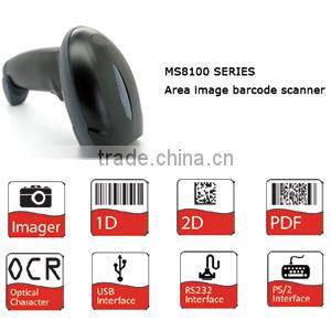 Unique wired handheld barcode scanner, cheap wired barcode scanner for qr barcode