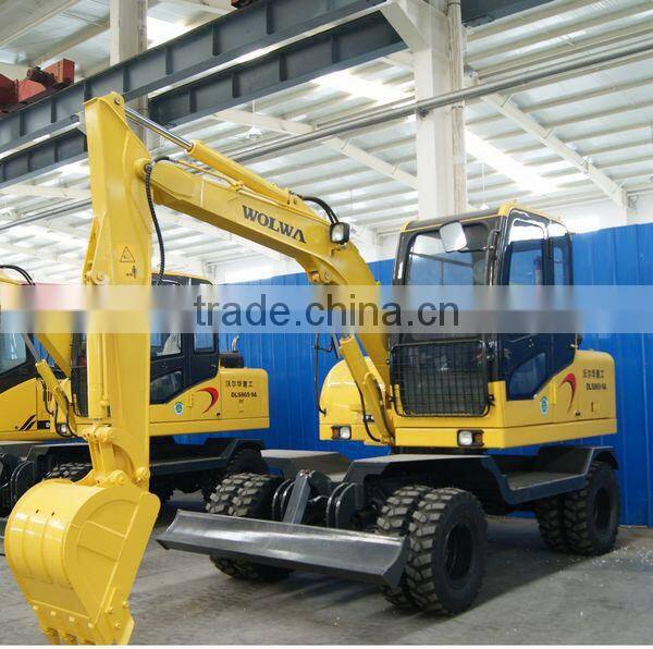 hydraulic wheel mini excavator with cheap prices