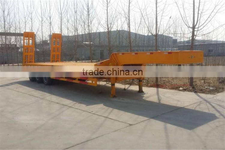 2017 China trailers 3 axle lowbed trailer for sale