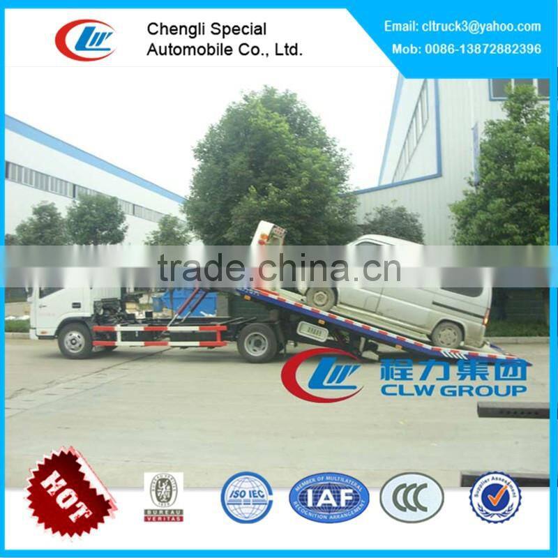 JAC slide flat bed recovery truck