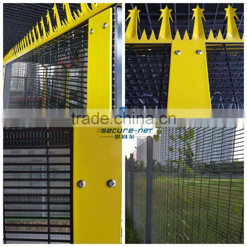 V Beam & Flat Beam Prison Mesh Panel Fence 358 Anti climb Fencing