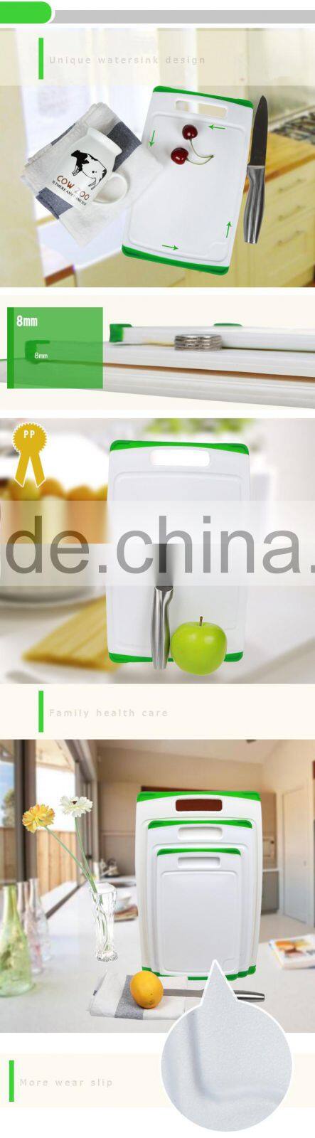 Kitchen Plastic Cutting Chopping Board Mat Dishwasher Block Slicing Non-Slip