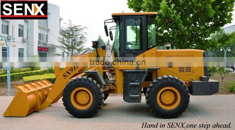 China SX918 compact/small wheel loader(1.8Tons 0.9CBM Capacity ,CE Approved)