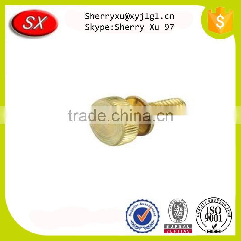 Factory custom high precision knurled anodized thumb screws