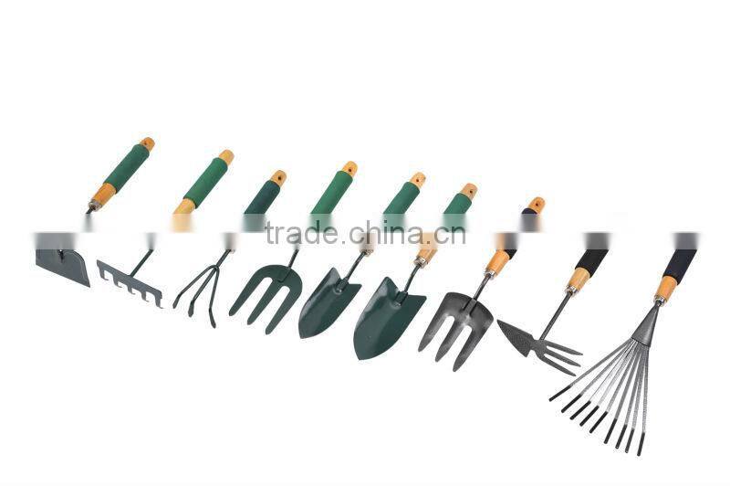 Multi Home Garden Yard Gardening Hoe Shovel Spade Rake Trowel Weeder Fork Tool