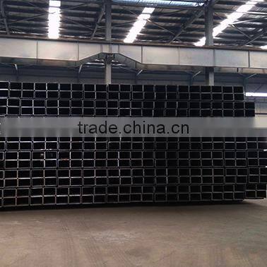 Chinese factory black SHS 160*160mm steel pipe sizes uk