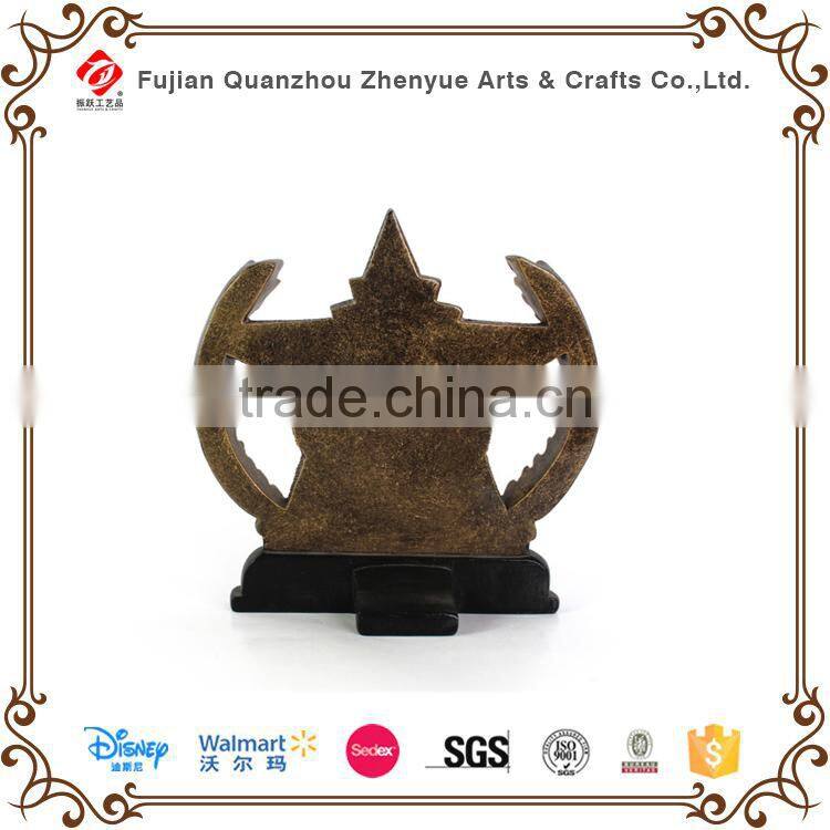 2015 funny polyresin boxing game trophies
