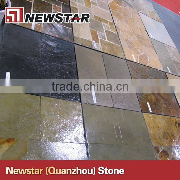 Decorative backsplash slate tile