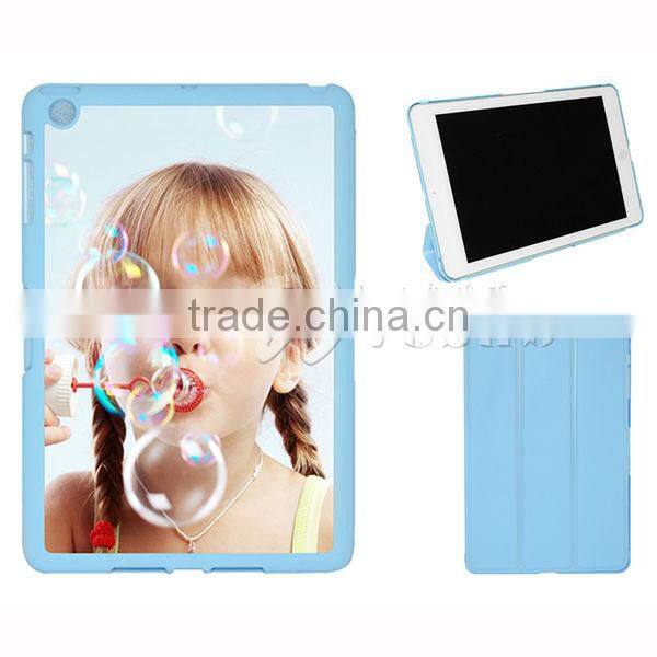 2015 New arrive fashion Sublimation Sub Magnetic Filp Case for iPad mini