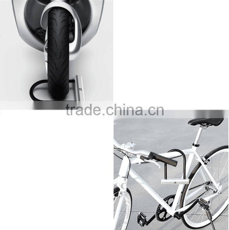 Newest intelligent security Bicycle lock Ultrasonic tire lock keyless electric U-lock