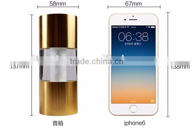 LED Crystal Light Dancing Bluetooth Speaker, Creative Cylinder Bluetooth LED Light Flashing Bluetooth Speaker Support TF Card