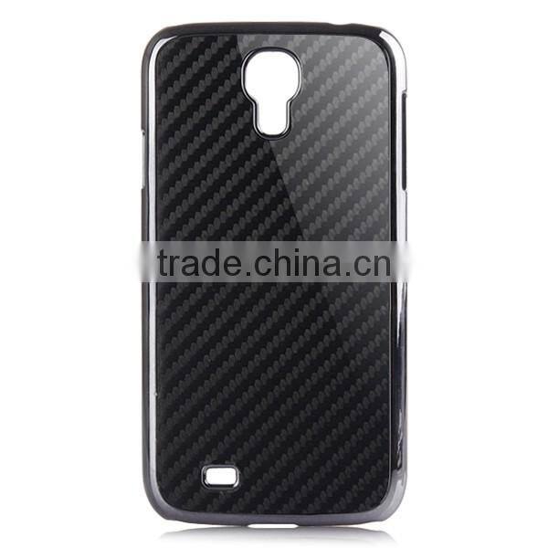 For SamSung I9500 Weaving Solid Color Carbon Fiber phone case, cell phone carbon fober cover