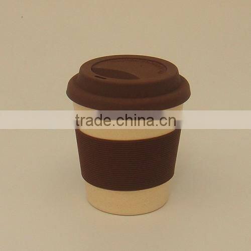 9oz 280ml Bamboo Fiber to-go Coffee Cup