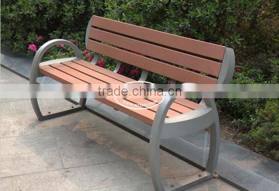 Arlau cast iron and wood garden bench