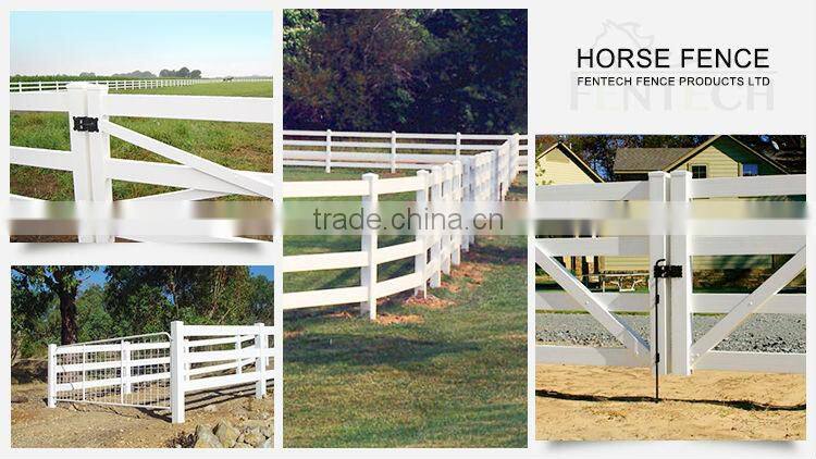 Fentech High Quality Plastic PVC Horse Fencing