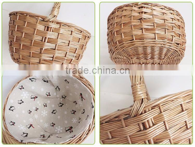 Hanging Food Storage Baskets Fruit Wicker Basket Storage
