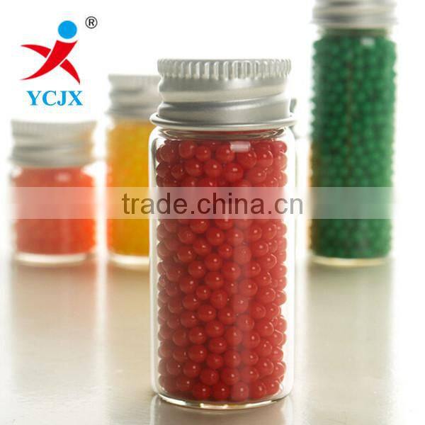 30ML SMALL CLEAR GLASS JAR WITH METAL LID