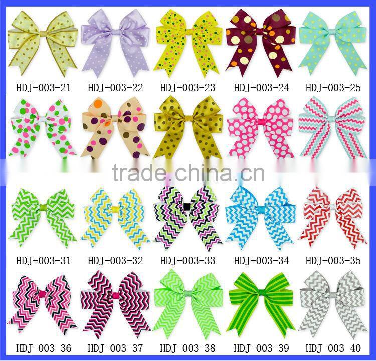 Pink White Dots baby boutique wholesale the ribbon boutique Hair clips hair accessories for kids