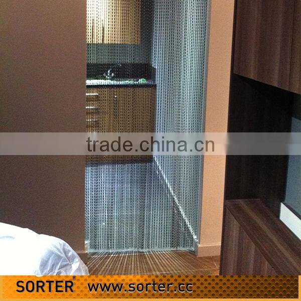 DIY pleated handing fly screen curtain