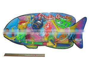 big plastic puffer fishing tool toys