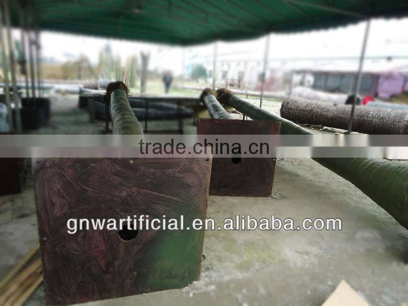 APM025 GNW 13ft High indoor plants artificial date palm tree for wedding hotel decoration